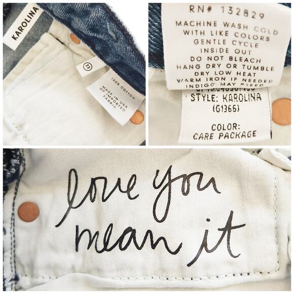 GRLFRND The Karolina distressed high rise skinny jeans in Care Package Sz 23 NEW - Picture 7 of 8